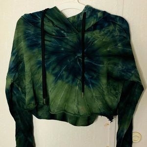 Rue21 Tie Dye Crop Top Sweatshirt
